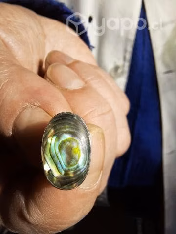 Aritos de Plata De Nácar Natural - Imagen 4