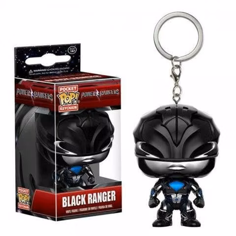 Llavero Pocket Black Ranger Power Rangers