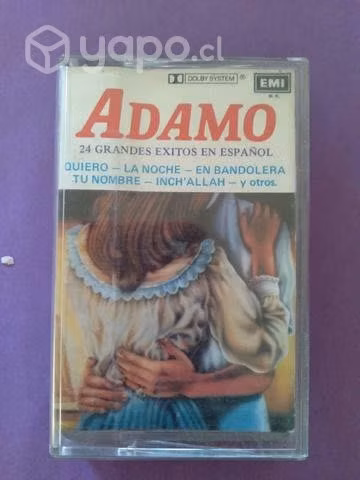Adamo grandes exitos cassette