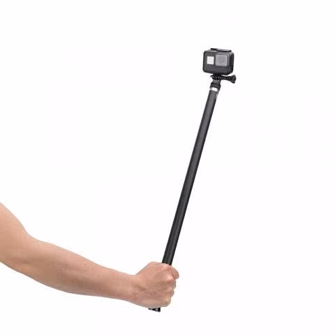 Bastón Selfie 2.7M de fibra de carbono para Gopro