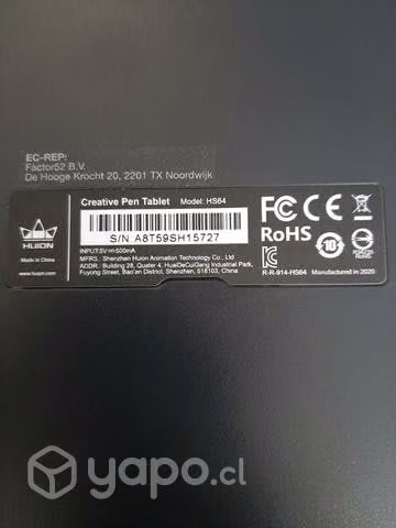 Tableta Grafica Huion HS64