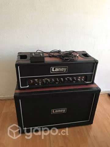 Amplifica guitarra Laney gh50R cabezal y pedal