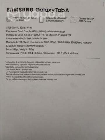 Samsung Galaxy Tab A - Imagen 4