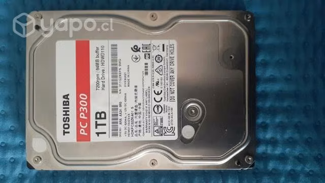 Disco duro toshiba 1tb