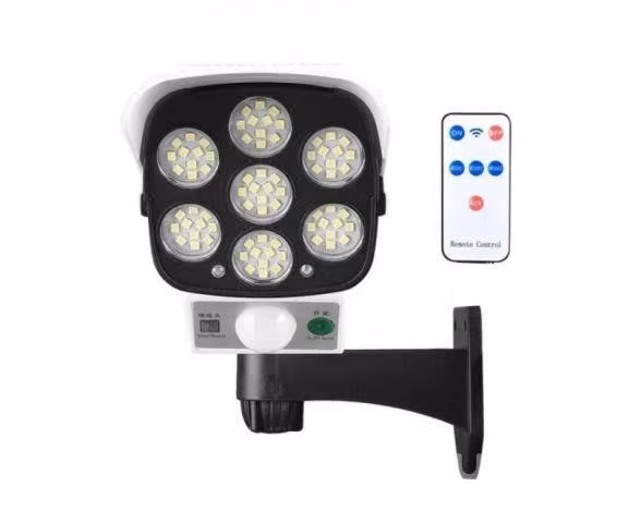 Foco Solar Forma Cámara Control Remoto