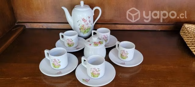 Juego de café de porcelana