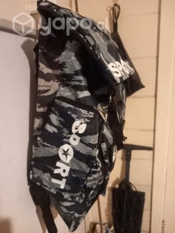 Bolso.mimetico militar grande nuevo