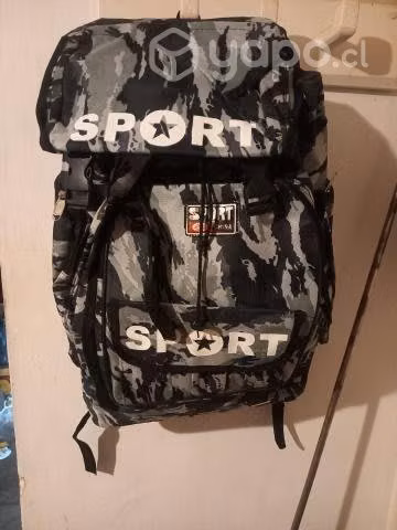 Bolso.mimetico militar grande nuevo