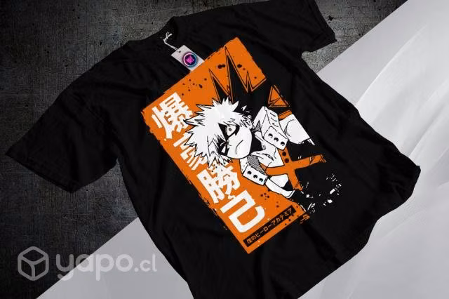 Poleras My hero Academia Bakugou y Todoroki