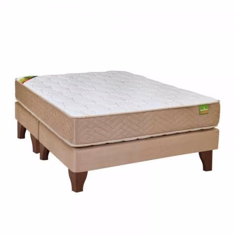 Cama 2 plazas Celta Bamboo base europea dividida
