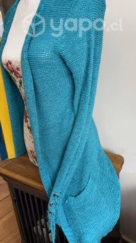 Cardigan turquesa - Imagen 3