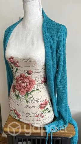 Cardigan turquesa - Imagen 2