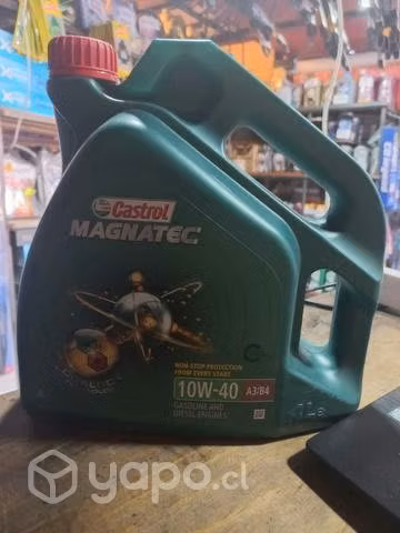 Aceite 10w40 castrol magnatec diésel y gasolina