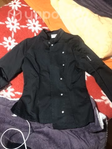 Chaqueta de cocina negra (dama)