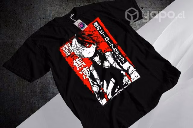 Poleras My Hero Academia Anime Bakugou y Todoroki - Imagen 2