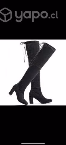 Botas altas negras mujer