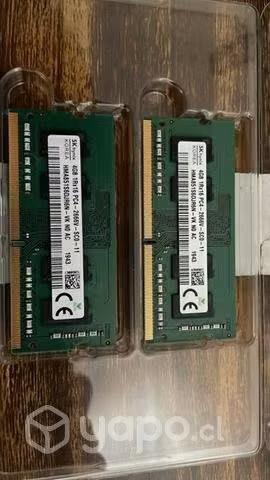 Ram Sodimm SKHynix 2x4GB 2666v