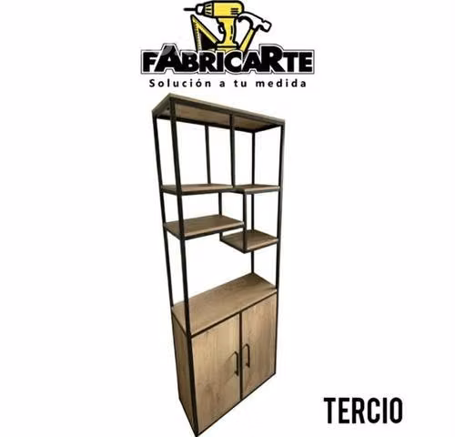 Modulares de fierro con madera - Imagen 5