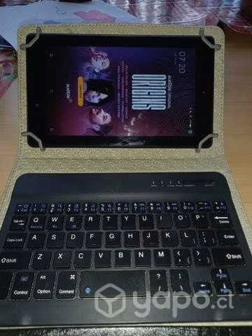 Combo Tablet con teclado +minimpresora bluetooth