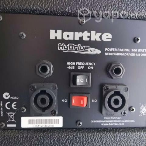 Gabinete HARTKE HyDrive 300 watts, 12" pulgadas