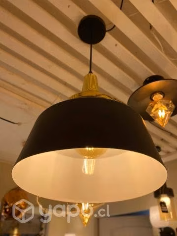 lámpara colgante de plato