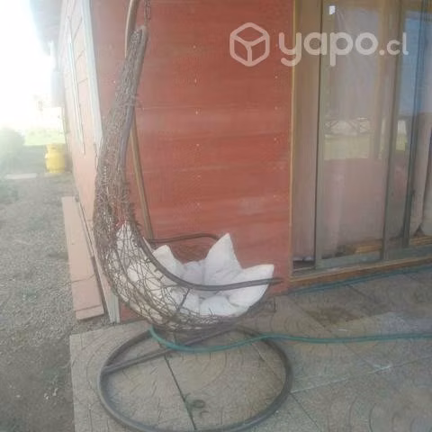 Mecedora o silla amaca de fierra exterior