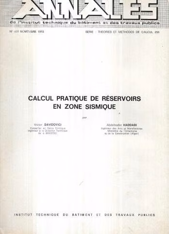 Calcul Pratique Reservoir Zone Sismique Davidovich