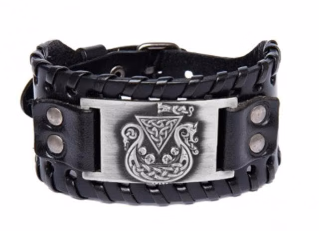 Pulsera / Brazalete De Cuero, Vikingo, Ragnar - Imagen 5