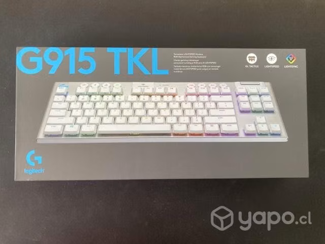 Logitech G915 TKL RGB Inalambrico Blanco