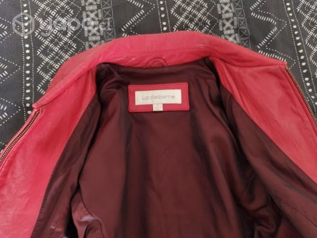 Chaqueta de cuero Liz Claiborne - Imagen 3
