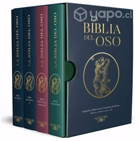 Biblia del Oso 4 tomos única en Chile más llavero