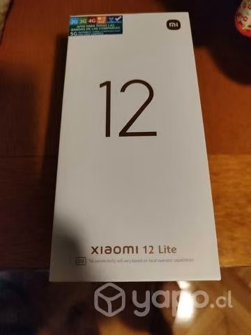 Xiaomi 12 lite nuevo cero uso