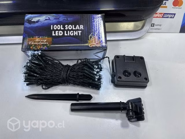 Luces led navidad con panel solar - Imagen 2