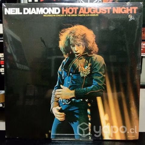 Vinilo Lp Neil Diamond "Hot August Night" '72