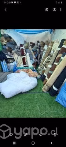 3 palets de alfombras
