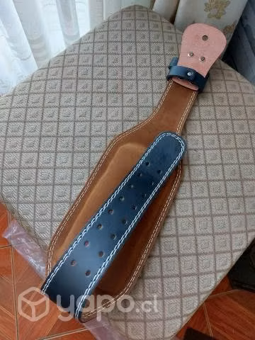 Cinturon lumbar gym cuero