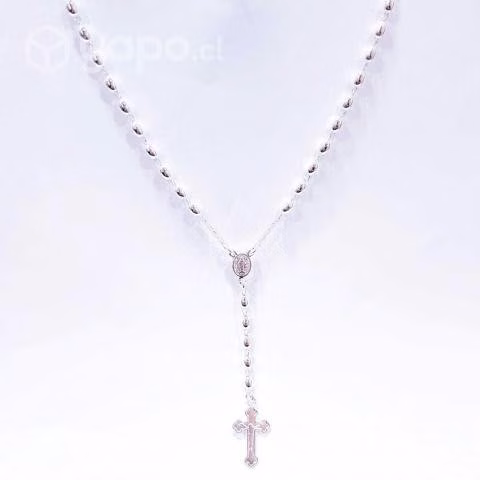 Rosarios plata italina 925 - Imagen 2