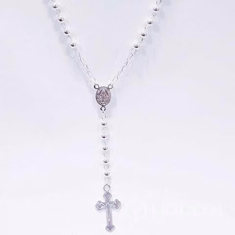 Rosarios plata italina 925 - Imagen 3