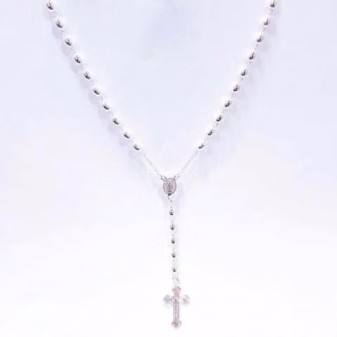 Rosarios plata italina 925 - Imagen 4