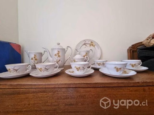 Loza chileware, juego de té 17 piezas - Imagen 2