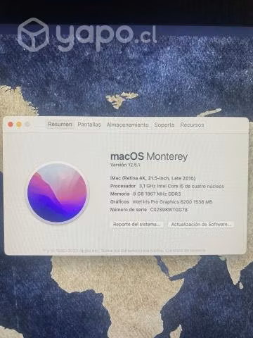 IMAC Retina 4K COMO NUEVO - Imagen 3