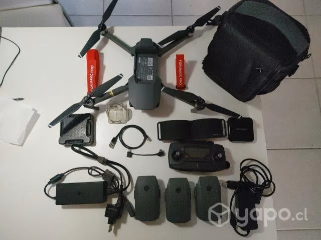 Drone DJI Mavic Pro 4k Fly More Combo Impecable - Imagen 2