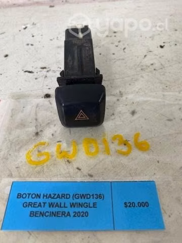 Boton Hazard (GWD136) Great Wall Wingle bencinera
