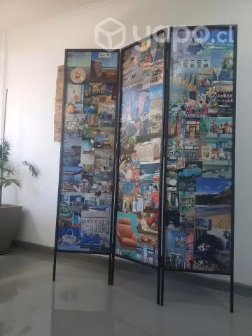 Biombo, Separador de Ambiente con estilo Decoupage