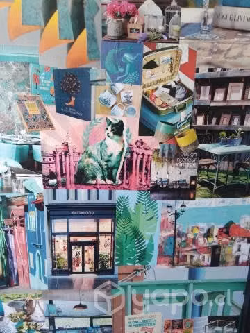 Biombo, Separador de Ambiente con estilo Decoupage