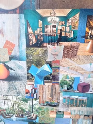 Biombo, Separador de Ambiente con estilo Decoupage