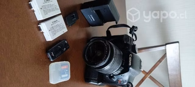 Cámara canon t2i con accesorios