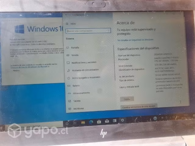 Notebook hp i7 disco sólido