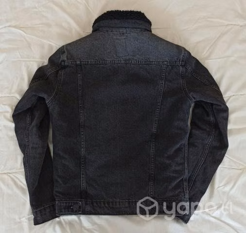 Chaqueta Denim con Chiporro Negra Talla XS Nueva
