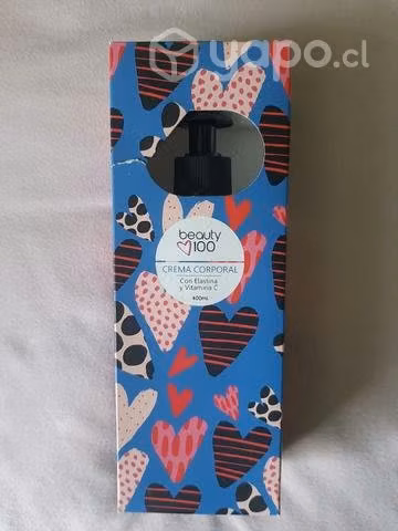 Crema corporal elastina y vitamina C